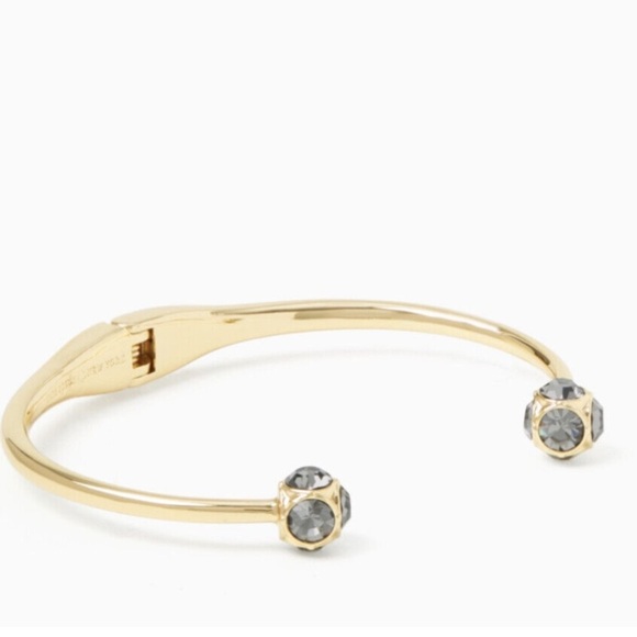 Kate spade New York Lady Marmalade Crystal open cuff hinged bangle - Picture 5 of 6